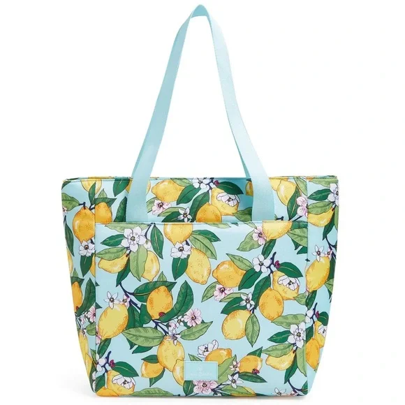 Vera Bradley Lighten Up Large Cooler Bag Lemon Grove - Picture 3 of 9